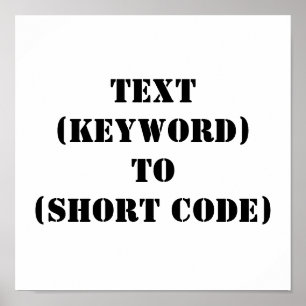 文字（キーワード）から（ショートコード） ポスター