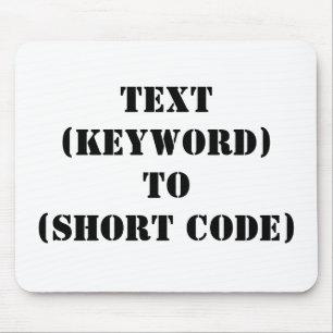 文字（キーワード）から（ショートコード） マウスパッド