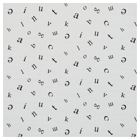 文字 ファブリック (見本)