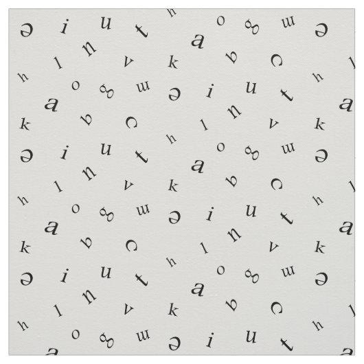 文字 ファブリック (見本)