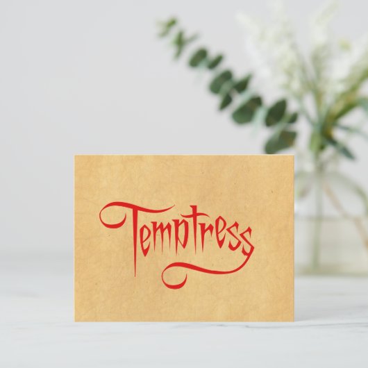 文字 ポストカード (スタンド正面)