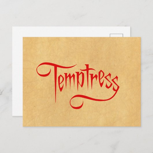 文字 ポストカード (正面/裏面)