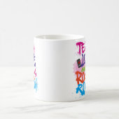 文字、ラブ&ロック転がn コーヒーマグカップ (中央)