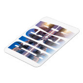 文字・リガ・ラトビア マグネット (左側)