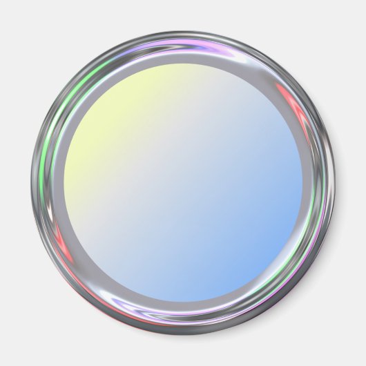 文字、ロゴ又はイメージ用の銀色マグネット マグネット (正面)