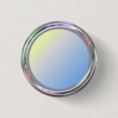 文字、ロゴ、イメージのための銀色のボタン 缶バッジ (正面)