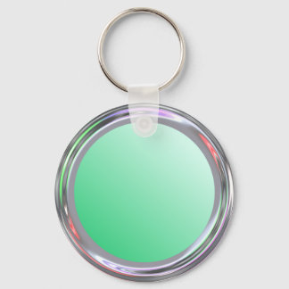 文字、ロゴ、イメージ用の銀色のキーチェーン キーホルダー