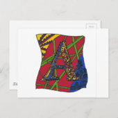 文字「A」 ポストカード (正面/裏面)