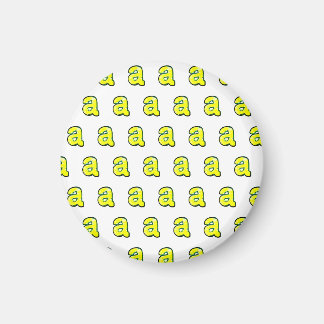 文字 "a" マグネット