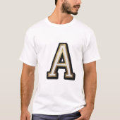 文字「A」 Tシャツ (正面)