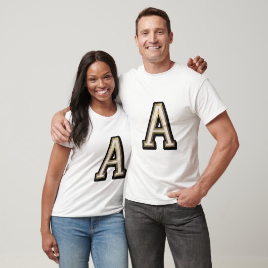 文字「A」 Tシャツ (ユニセックス)