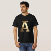 文字「A」 Tシャツ (正面フル)