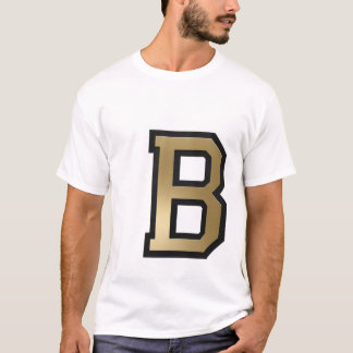 文字「B」 Tシャツ