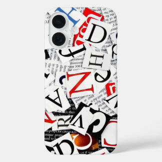 文字 iPhone 16ケース