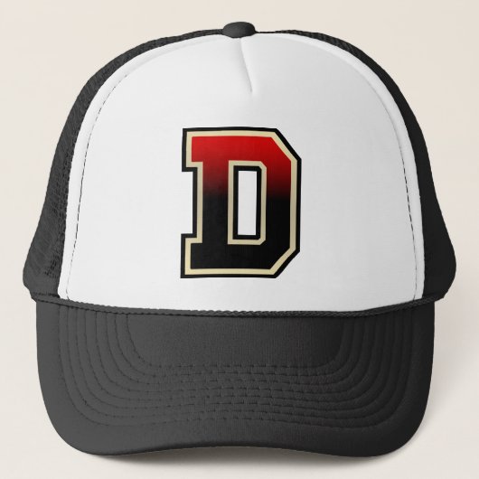 文字「D」イニシャル キャップ (正面)