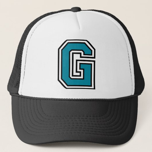 文字「G」 キャップ (正面)