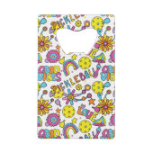 文字、Groovy、レトロ90s、白 クレジットカード栓抜き (裏面)