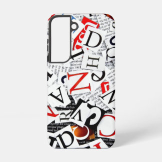 文字 SAMSUNG GALAXY S22ケース