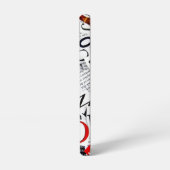 文字 SAMSUNG GALAXYケース (左側面)