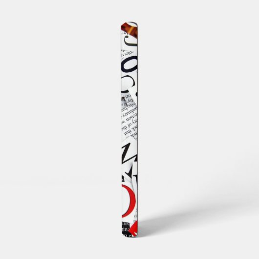 文字 SAMSUNG GALAXYケース (左側面)