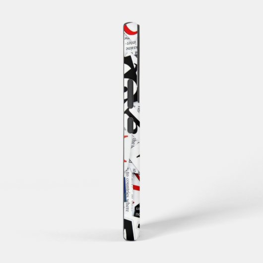 文字 SAMSUNG GALAXYケース (右側面)