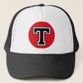 文字「T」 キャップ (正面)