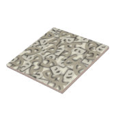 文字Aグレー タイル (側面)