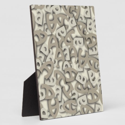 文字Aグレー フォトプラーク (側面)