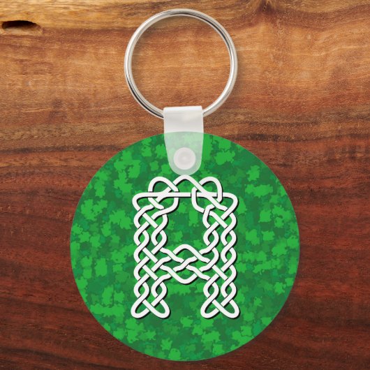 文字Aケルト結び目模様 キーホルダー (裏面)