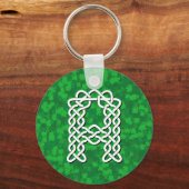 文字Aケルト結び目模様 キーホルダー (正面)