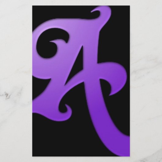 文字A (正面)