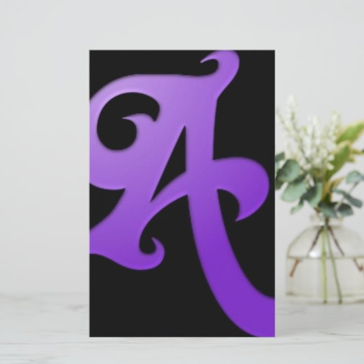 文字A (スタンド正面)