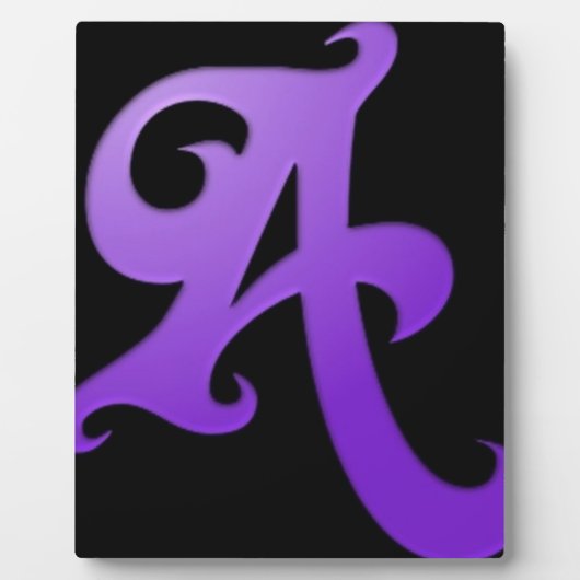 文字A フォトプラーク (正面)