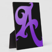 文字A フォトプラーク (側面)