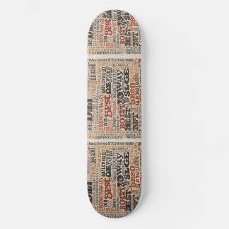 文字AIファッション スケートボード