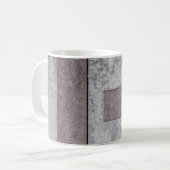 文字Bのアートワーク（茶と灰色） コーヒーマグカップ (正面左)