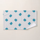 文字Bグレー ハンドタオル (ハンドタオル)