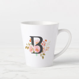 文字B カフェラテマグ