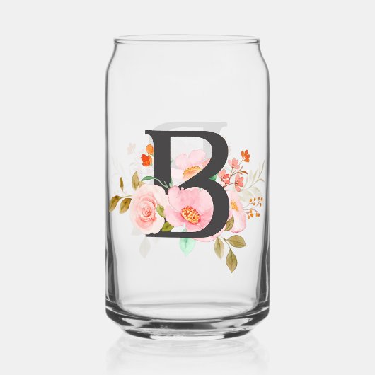 文字B ガラス缶 (正面)