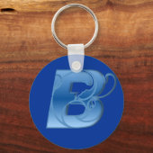 文字B キーホルダー (正面)