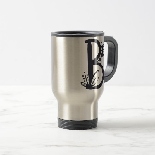 文字B トラベルマグ (正面右)