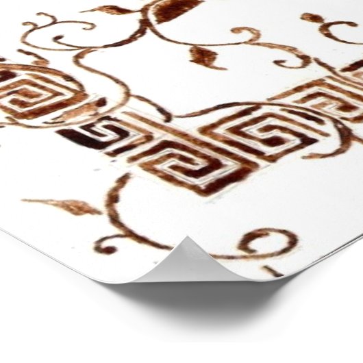 文字b ポスター (角)