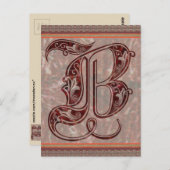 文字B ポストカード (正面/裏面)