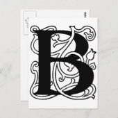 文字B ポストカード (正面/裏面)