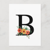 文字B ポストカード (正面)