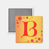 文字B マグネット (正面/裏面)