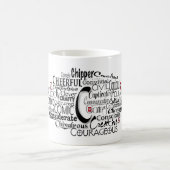 文字Cで始まる形容詞群 コーヒーマグカップ (中央)