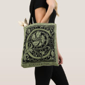 文字Cの最初の文字モノグラパーソナライズされたム トートバッグ (クローズアップ)