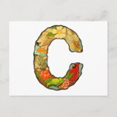 文字C ポストカード (正面)