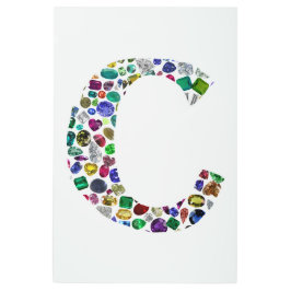 文字C メタルプリント